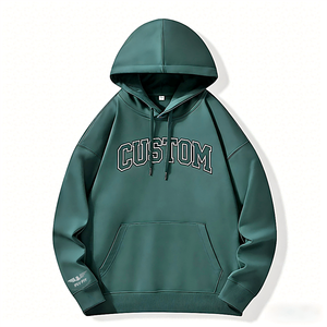 Sudadera con Capucha Extra Grande para Hombre, Marca Fly Fit, de Alta Calidad, 100% Algodón, Felpa, 370g, Tejido de Punto, Estilo Casual Urbano para Otoño - Product Image 2
