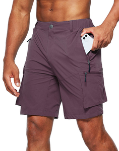 Pantalones Cortos Bermuda para Hombre con Franja Lateral, de Secado Rápido, Ecológicos, Deportivos, para Gimnasio, de Poliéster/Algodón, Precio Económico al por Mayor, Pedido al por Mayor - Product Image 1