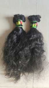 Venta al por mayor 100% Extensiones de Cabello Humano Virgen de Templo Indio Natural de Alta Calidad de Onda de Cuerpo Rizado Estilos Rectos DE LA India - Product Image 2