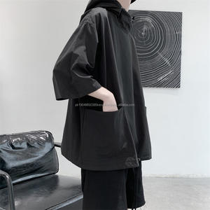 Sudadera con Capucha Informal para Hombre, con Bolsillo, Manga Corta y Delgada - Product Image 5