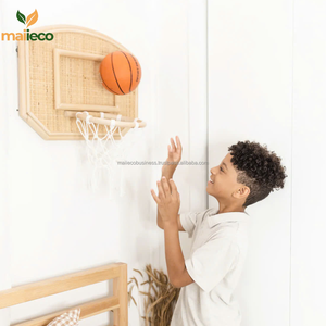 Aros de baloncesto de ratán ecológicos con accesorios para muñecas, juguete de juego de simulación para niños unisex de 5 a 7 años - Product Image 3