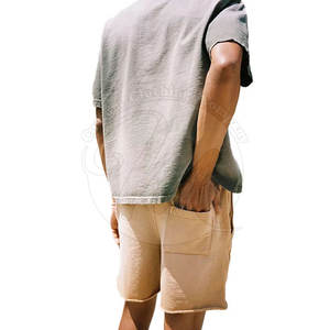 Pantalones Cortos Desgastados por el Sol Hechos a Medida con Diseño Personalizado, con su Propio Logotipo, Pantalones Cortos Casuales para Hombre, Ropa Cómoda y a la Moda - Product Image 3