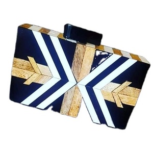 Resin Clutch <b>Bag</b> Handcrafted Wooden Marble Effect Handbag From INDIA Evening Clutch <b>Bag</b> <b>for</b> Female <b>Ladies</b> Clutch <b>Bag</b> <b>for</b> Female - Product Image 1