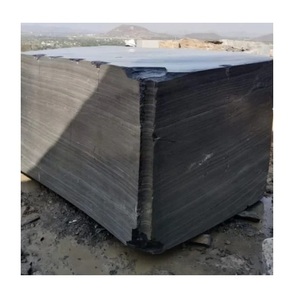 Blocs de marbre noir poli de qualité supérieure, pierre noire-grise, bloc de marbre indien, pierre naturelle pour plans de travail de cuisine - Product Image 3