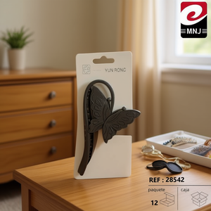 Pinzas para el Cabello con Diseño de Mariposa de 10 cm, Elegantes Pinzas para Ropa con un Estilo Moderno - Product Image 3