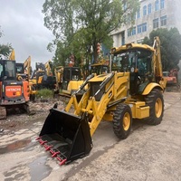 Tracteur Caterpillar 420F d'occasion avec chargeur frontal et pelle rétrocaveuse à grappin à vendre – Composants essentiels : Moteur, Pompe, Boîte de vitesses