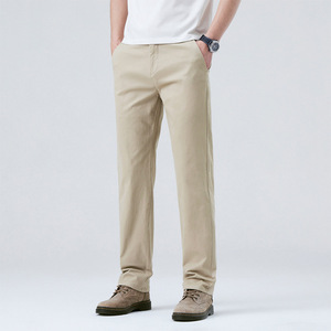 Pantalones Chinos de Verano Loshaypappay en Oferta, Pantalones Casuales de Algodón Elástico para Hombre, Talla Grande, Anti-Pilling, Ligeros, con Cierre de Cremallera - Product Image 4