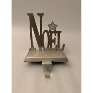 Stylish Metal Custom Letter Silver <b>Stocking</b> <b>Holder</b> Christmas Decor Sleek new Great Festive Gift Idea Durable High Quality Hook - Product Image 4