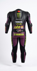 Traje de Carreras MotoCP de Cuero Genuino Premium de Una Pieza con Protectores y Joroba para Días de Pista - Product Image 2