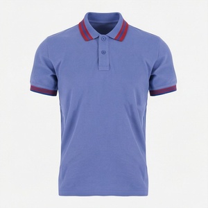 เสื้อโปโลผู้ชายไซส์ใหญ่ ผ้าฝ้ายพรีเมียม 100% ระบายอากาศได้ดี แขนสั้น สำหรับฤดูร้อน  แบบถัก  สีสันปรับแต่งได้  เสื้อลำลองสไตล์สปอร์ต - Product Image 1