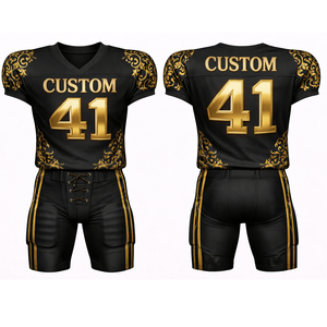 Uniformes de Fútbol Americano Personalizados para Equipos con Tela Elástica de Control de Humedad Avanzado y Acabado de Grado Profesional - Product Image 3