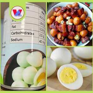 HUEVOS DE CODORNIZ ENLATADOS EN SALMURINA, ECOLÓGICOS Y SEGUROS, 15 oz, HUEVOS DE CODORNIZ COZINADOS Y PELADOS, PREPARACIÓN RÁPIDA PARA HOTPOT, RAMEN, SOPPA, MENÚ DE CATERING - Product Image 3