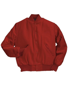 Trendy Streetwear Styles Wholesale Red and Black Sport Baseball Leather Sleeves Custom Bomber <b>Jackets</b> Varsity <b>Jackets</b> for Men - Product Image 4