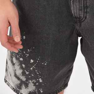 กางเกงขาสั้นผ้าแคนวาสคุณภาพสูงสำหรับผู้ชาย ปักโลโก้ตามสั่ง ทรงตรง สไตล์สตรีท ระบายอากาศได้ดี แห้งเร็ว เอวยางยืด - Product Image 4