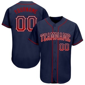 Maillot de baseball authentique OMMIZ INDUSTRY bleu marine et blanc, style dérive, personnalisé, le plus vendu en gros - Product Image 6
