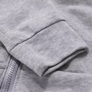 เสื้อฮู้ดผู้ชายแบบซิปเต็มตัว ผ้าฝ้ายเนื้อนุ่ม สวมใส่สบาย เหมาะสำหรับฤดูหนาว รับสกรีนลายตามสั่ง แฟชั่นสตรีทฮู้ดดี้ ขายส่ง - Product Image 5