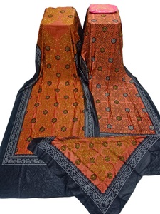 Conjunto de 3 piezas de Baati Shaash Dirac somalí moderno para mujer, de seda sólida con bordado y pedrería, ecológico, lujoso y sin coser - Product Image 4
