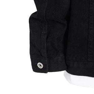 Chaqueta vaquera de manga larga para mujer, elegante y superventas; Chaquetas vaqueras para hombre, diseño nuevo, superventas, al por mayor, en blanco, para la venta. - Product Image 6