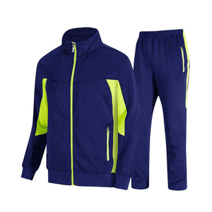 Survêtement homme OEM en coton premium avec veste de sport, commandes en gros acceptées dans le monde entier - Product Image 1