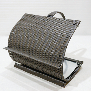 Cesta Moderna Clásica de Metal para Chimenea, Redonda, con Recubrimiento en Polvo, para Almacenamiento de Leña, con Asa, para Uso en Interiores, Decoración del Hogar - Product Image 6