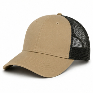 Gorras Trucker de Malla Estructuradas de Sarga de Algodón con Cierre Ajustable, Gorras de Béisbol Transpirables con Visera Curva para Deportes al Aire Libre - Product Image 3