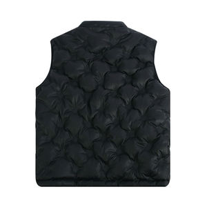 New Winter <b>Men</b> Black Puffer Vest Custom Logo High Quality <b>Warm</b> Sleeveless <b>Jacket</b> - Product Image 2