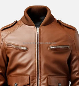 Chaqueta de cuero a la moda para hombre al mejor precio, novedad en ropa para hombre, chaqueta de cuero a la mejor venta para hombre para invierno - Product Image 2