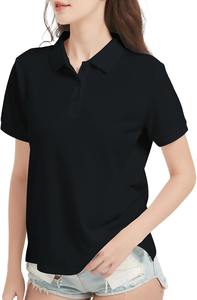 <b>Women</b> Office <b>Polo</b> T <b>Shirt</b> Custom Logo Corporate Uniform Premium Cotton Short Sleeve Workwear OEM/ODM Wholesale - Product Image 4
