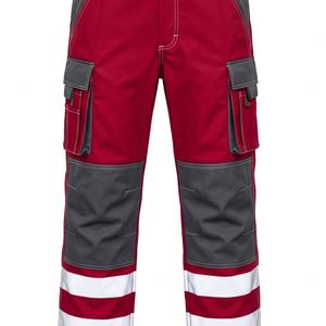 Waterproof Breathable Hi Vis Rain Dungarees High Visibility <b>Bib</b> Pants Heavy Duty Hi Vis <b>Bib</b> And Brace For Industrial Use - Product Image 5