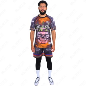 Blaze Fight Wear uniforme de rugby pour hommes conçu sur mesure pour l'entraînement prix de gros d'usine maillot de football teint en vêtement - Product Image 3