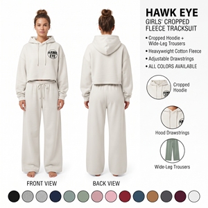 Ensemble de survêtement deux pièces color block pour femme : veste zippée et pantalon large – Vêtements de sport en gros - Product Image 4