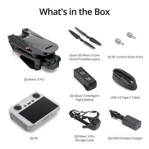 Mavic 3 Pro Standard Combo, contrôleur RC, 1 batterie, inspection d'infrastructure, caméras téléobjectif 70 mm 166 mm, vidéo 5.1K - Product Image 6