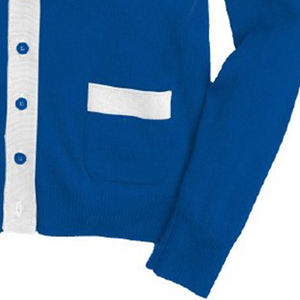 Make Your Custom Good Quality V-Neck for Sorority/Fraternity/Schools/Colleges/Universities Logo Knitted <b>Cardigans</b> <b>Sweaters</b> - Product Image 5