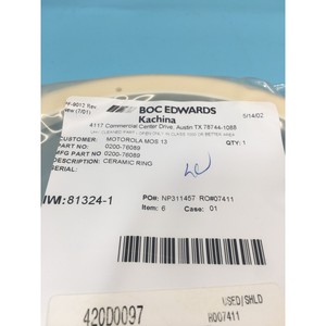 AMAT <b>CERAMIC</b> <b>RING</b>, SKIRT, PCIIE, FLOATING, 122943 - Trusted Global Legacy Semiconductor Equipment and Parts at - Product Image 1
