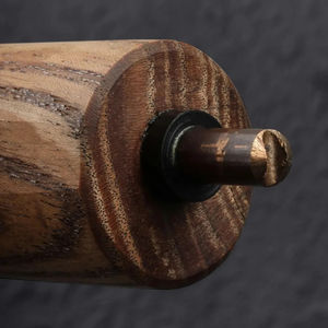 Cuchillo de Chef Burraq Personalizado Hecho a Mano de Acero de Damasco NUEVO Hoja de 7 Pulgadas y 3.0mm de Grosor Funda de Cuero Premium Mango de Madera Apto para Lavavajillas - Product Image 3