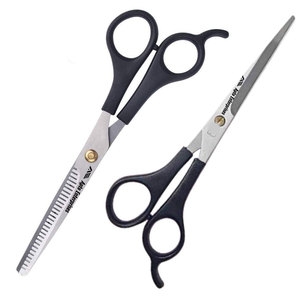 Juego de Tijeras Profesionales para Cortar el Cabello con Orificios Grandes para los Dedos, Tijeras de Texturización para Barberos y Estilistas, Tijeras para Cortar el Cabello en Salón - Product Image 4