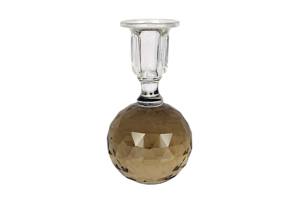 Portavelas Cilíndrico de Vidrio con Base, Diseño Moderno para Decoración de Centros de Mesa en Bodas - Product Image 5