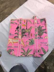 Reusable Shopping Bag Cotton Tote Bag Handmade Eco Friendly Quilted Tote For Women Daily And Grocery Use - Product Image 2