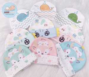 Bonnet Bébé 100% Coton Doux Unisexe 0-3 Mois Confortable Toutes Saisons Usage Quotidien - Product Image 4