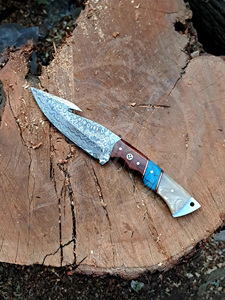 Wholesale Rose Wood Handle Outdoor Camping Self-Defense Survival Straight Knife Sharp Durable <b>Small</b> Wilderness Hunting Knives - Product Image 2