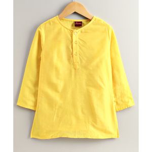 Men's Shirt Set Yellow Printed Kurta <b>Pyjama</b> with Full Sleeves Jacket Solid Polyester - Product Image 6