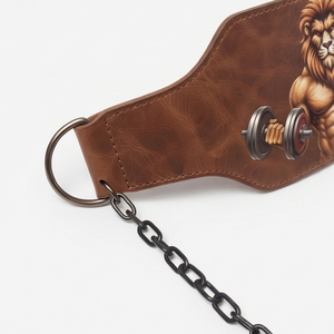Ceinture de dips réglable et rembourrée avec chaîne pour exercices de musculation à corps libre, ceinture de dips professionnelle et robuste - Product Image 5