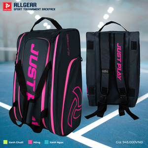 Just Play All Gear Tour Premium Large <b>Pickleball</b> Backpack 6 Compartments <b>Racket</b> Shoe Storage Water-Resistant Sports Bag - Product Image 4
