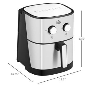Friggitrice ad Aria Digitale da 6,9 Qt, 1700W, Circolazione a 360°, Timer Regolabile, Cottura Sana, Nera - Product Image 3