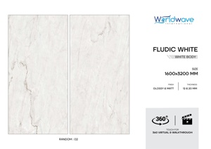 BIANCO CALCUTTA PORCELANA LOSA GRANDE AZULEJOS TAMAÑO 1600X3200MM 160X320CM WORLDWAVE PRODUCTO PREMIUM INTERNACIONAL MÁRMOL DE LA INDIA - Product Image 6