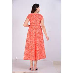 AARTI FASHION CASUAL SALWAR SUIT Silhouette ample Respirant Élément de mode simple Col bijou Manches trois quarts pour le quotidien - Product Image 5