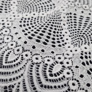 Cinta de encaje elástico floral festoneado de nailon y elastano ligero de 17 cm, ribete de encaje de punto por urdimbre para lencería, banda de sujetador y uso en bodas - Product Image 4