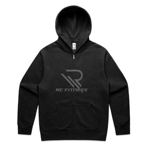 2026 Sweat à capuche décontracté uni noir et blanc brodé oversize grande taille printemps motif dessin animé en tissu éponge - Product Image 1