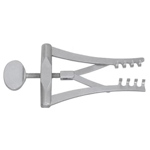 Rétracteur mastoïde Allport Premium 4x4 à pointes, en acier inoxydable, réutilisable, auto-serrant, instrument chirurgical ORL - Product Image 6