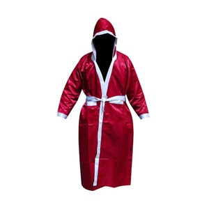 Bata de boxeo de satén para entrada de combate, con logotipo personalizado, transpirable, color personalizado, proveedor mayorista OEM, fabricante - Product Image 6